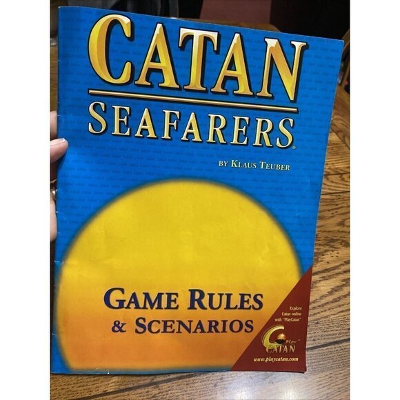 𝅺catan: Seafarers Expansion by Klaus Teuber Game Rules & Scenerios Booklet Only - Picture 1 of 4